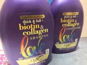 OGX Thick & Full+ Biotin & Collagen pH Balanced Shampoo 385ml UK