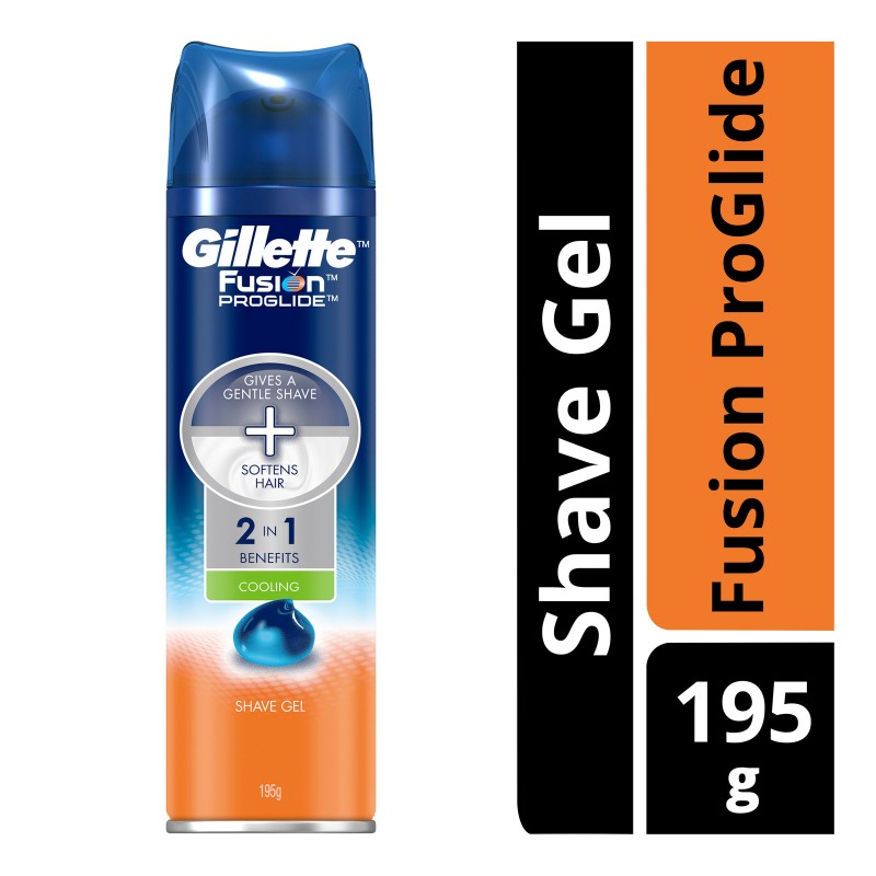 Gillette Fusion Proglide Sensitive 2 in 1 Shave Gel - 195g