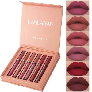 Handaiyan Matte Liquid Lipstick 6 Pieces Set A