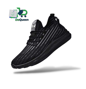 Matte Black Sneakers for Men