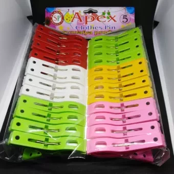 Multi Color Cloth Clip- 24 pieces