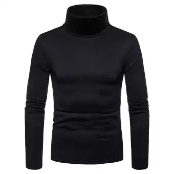 Men’s High Neck sweater (Black)