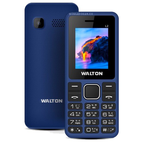 Walton olvio L2 Dual SIM 800mah Battery Feature Phone (Blue Color)