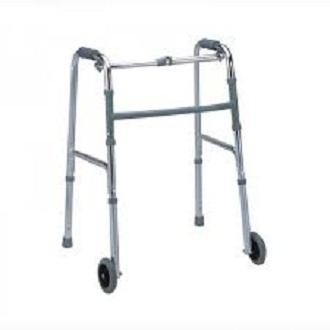 Walking Walker Frame Front Castor Wheels - Silver