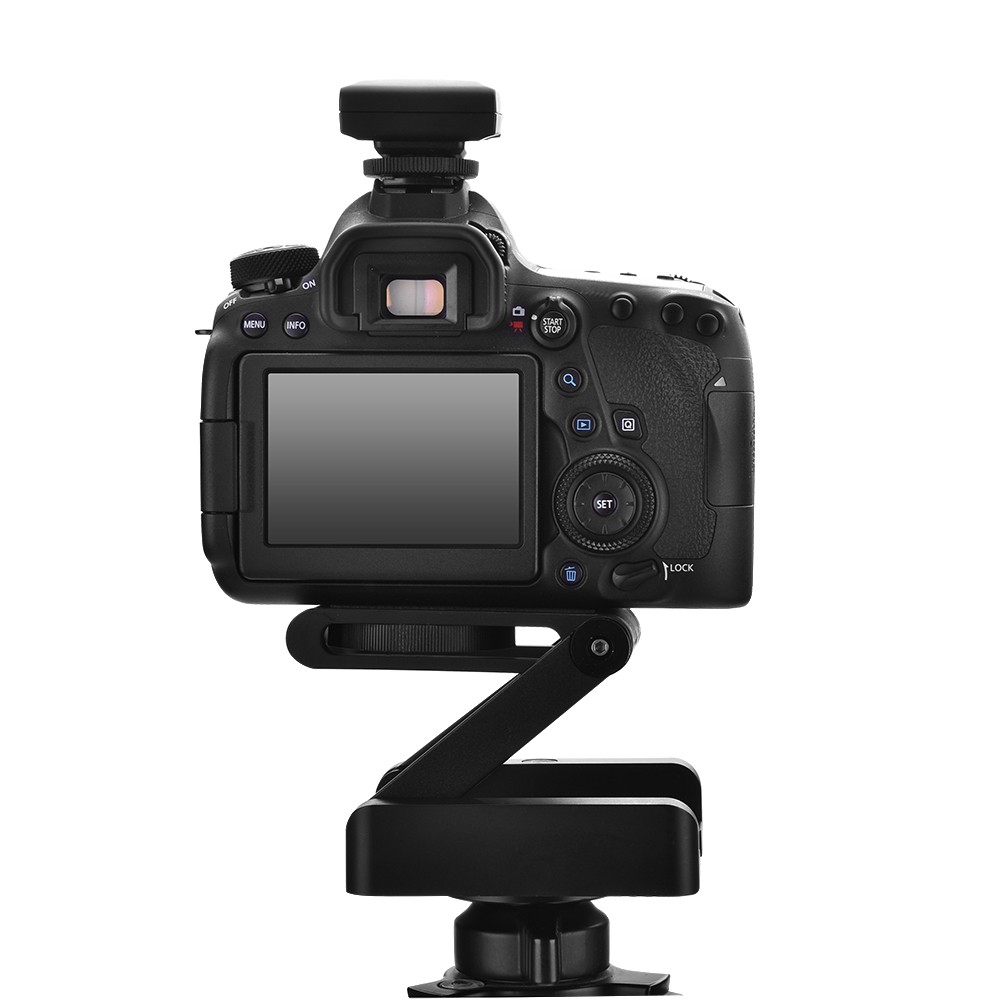 Z-Type Tilt Flexible Folding Tripod Head 1/4" Mounting Screw for Nikon Canon DSLR