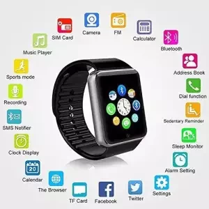 Smart Watch Phone SIM Supported Mobile Watch A1 Smart Watch Look Like Apple i-watch Support iOS and Android