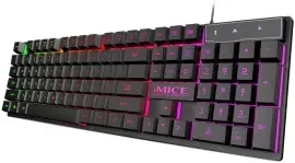 Ak-600 Gaming Keyboard 104 Keycaps Rgb Backlit Mechanical Keyboard