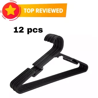 Plastic Hanger Multicolor - 12 Piecess
