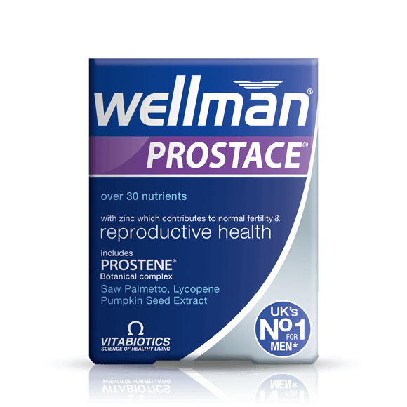 Vitabiotics Wellman Prostace Men Fertility & Reproductive Health 60 tablets Pack UK
