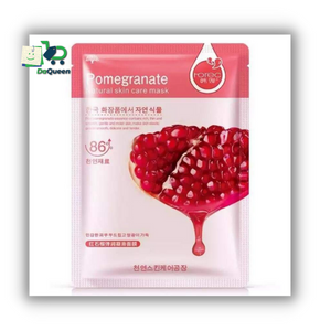 Face Care Natural Plant Facial Mask Moisturizing Sheet Hydrating Soothing Whitening Oil Control Wrapped Fruit Mask 