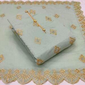 Silk kameez with dupatta