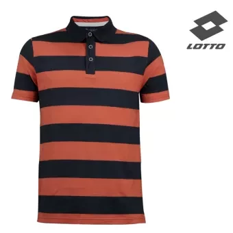 Lotto Cotton Stripe Polo-Shirt For Men