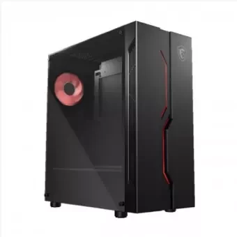 MSI MAG VAMPIRIC 010M (Tempered Glass Side Window) Mid Tower Black Gaming Desktop Case