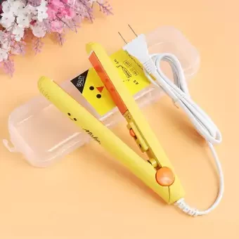 MINI STRAIGHT HAIR CURLER STRAIGHTNER (Yellow,Pink,Blue)