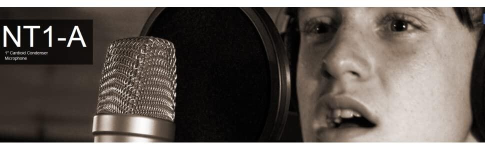 Rode NT1-A Vocal Condenser Microphone Package