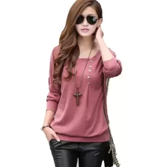 Women Pink Full T Shirt for Women