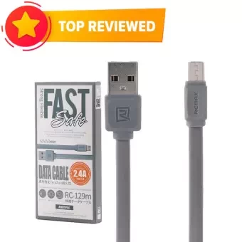 [ORG] Remax RC-129m Micro USB Fast Charging Cable (Type-B) Data Cable Android Quick Charge 1Meter 2.4A Remax RC-129 RC 129m