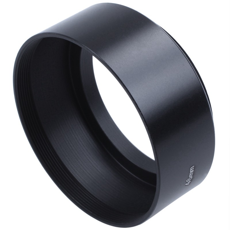 2x 67mm/46mm Mount Standard Metal Lens Hood for Canon Nikon Pentax Sony Olympus