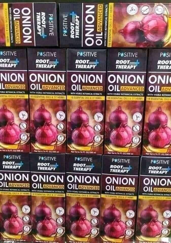Positive Root Therapy plus Advanced Red Onion Oil For Hair With 18 Essential Oil and 37 Herbs, 200 ml