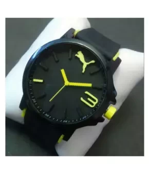 styless Black Blue Sports Watch for Men
