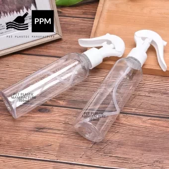 ransparent Plastic Spray Bottle - 300ml