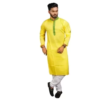 Stylish Exclusive Semi Long Cotton Panjabi for Men