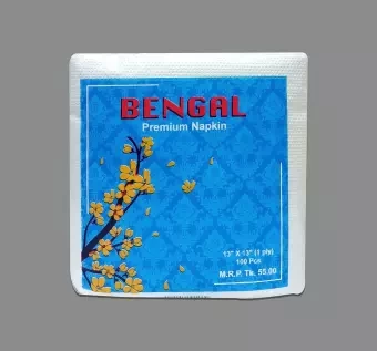 Bengal Premium Napkin Tissue 100X1PLY (6 Piece)