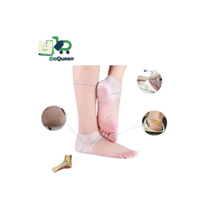 Heel Socks for Pain Relief ,Silicone Gel Heel Pad Socks for Men and Women Anti Cracked Foot Care Heel Socks For Anti Chapped , Dry ,Rough heels