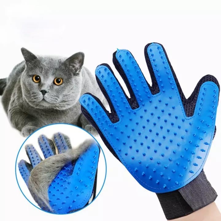Pet Grooming Glove Hackle For Cats Pet Brush Pet Comb Deshedding Cat Brush Glove for Animal Dog Pet Gloves for Cat Dog Grooming