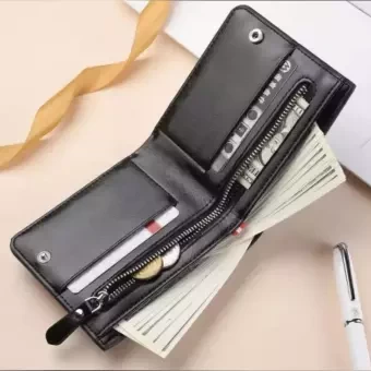 Men's Stylish Leather Artificial Wallet Many bag