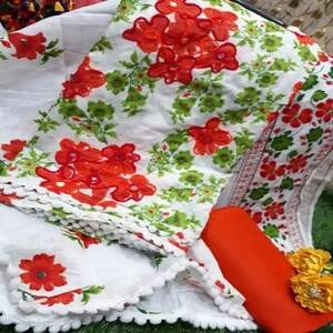 Cotton kameez with  dupatta