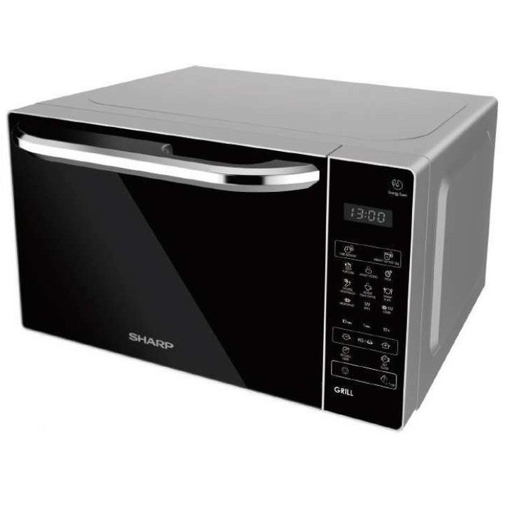 Sharp R-72EO (S) Microwave Oven with Grill Function.