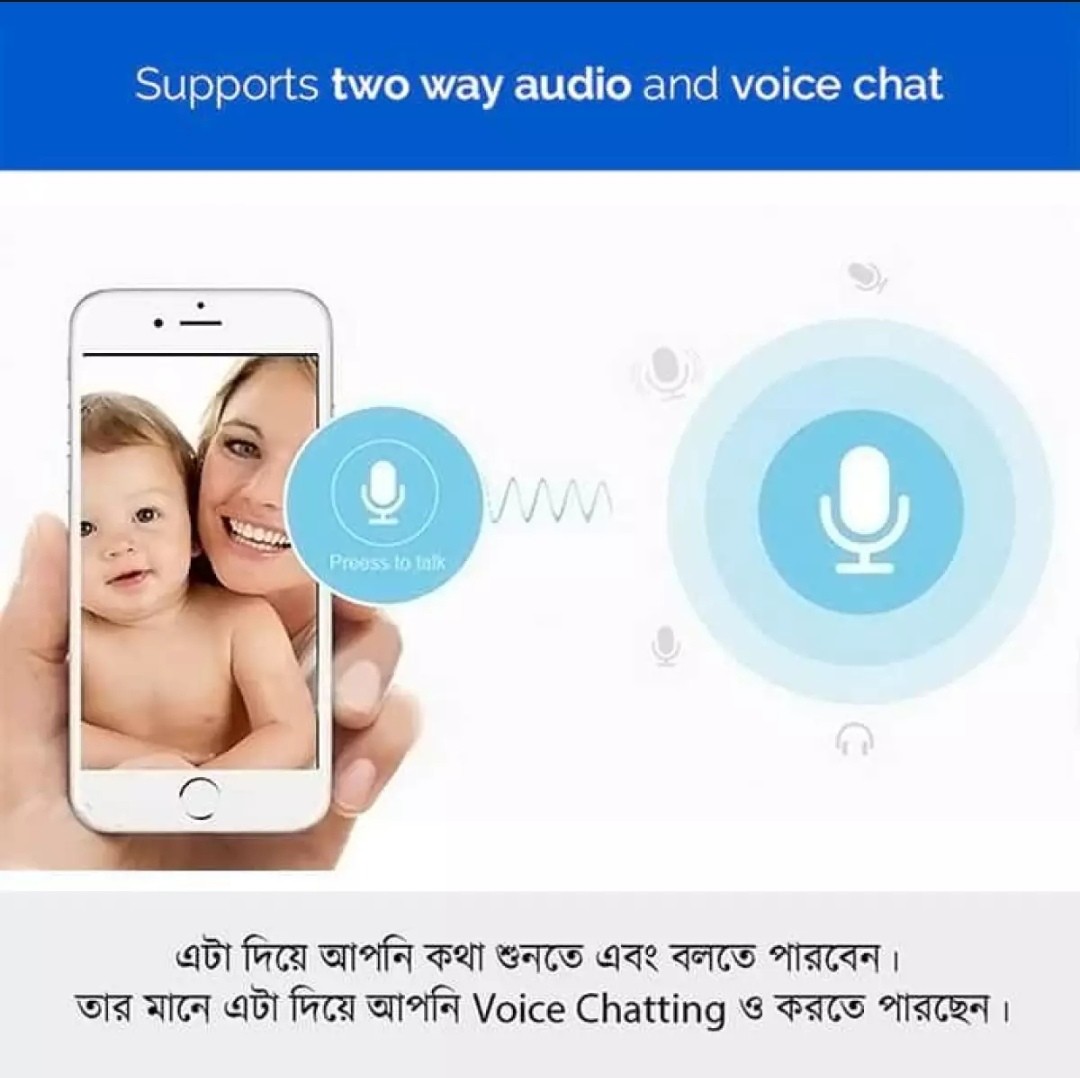 V380 WiFi IP Camera 360 Degree IP Camera Wireless CCTV Camera V380 IP Camera Mini CC Camera WiFi Mini IP Camera Security Camera