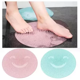 Silicone Acupressure Foot Cleansing Pad Back cleansing exfoliating pad