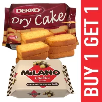 Buy 1 Dekko Dry Cake and Get 1 Milano Biscuit Free