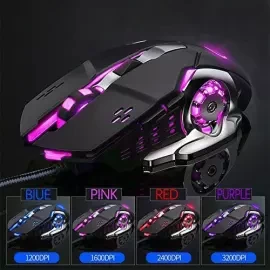 T9 DPI Adjustable LED Gaming Mouse