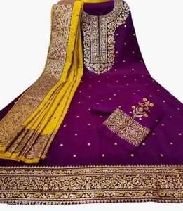 Screen printed salwar kameez