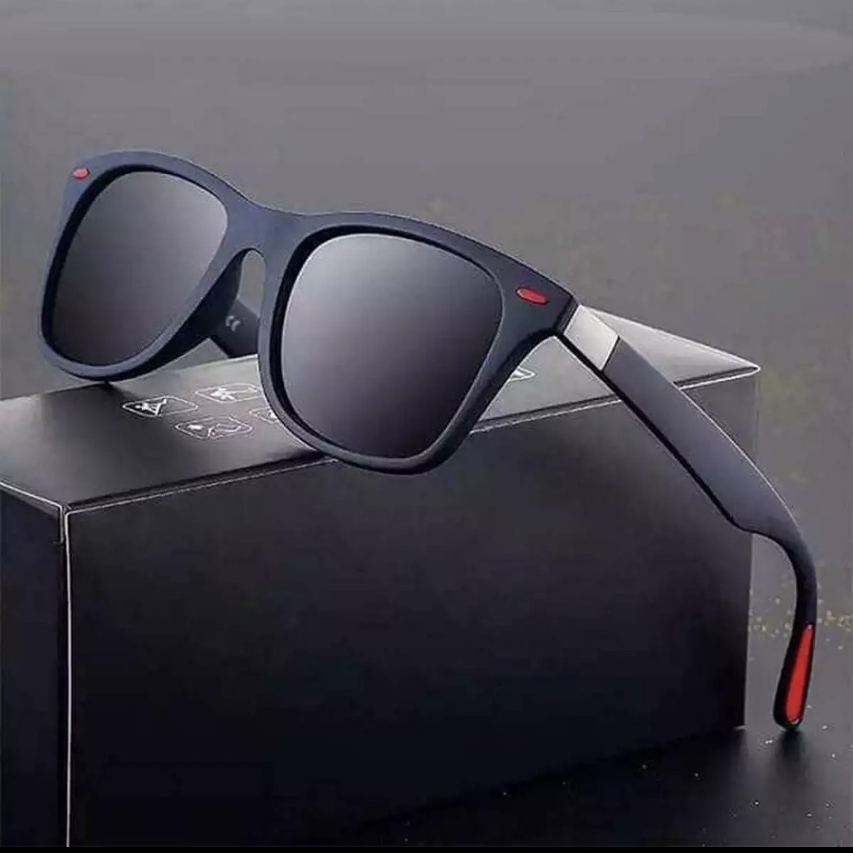 classic retro band sunglasses polarized driving sport square sunglasses men