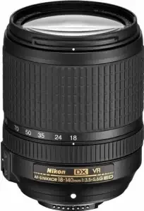 Nikon AF-S DX NIKKOR 18-140mm f/3.5-5.6G ED Vibration Reduction Zoom Lens with Auto Focus for Nion DSLR Cameras