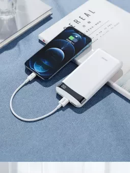 REMAX RPP-258 10,000MAH 37WH GREEN SERIES 2A POWERBANK WITH 2 OUTPUTS & 2 INPUTS