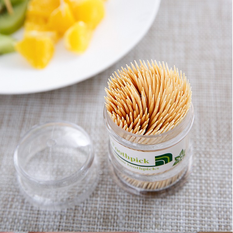 100 pcs Wooden Toothpick A+Grade Eco Friendly Personalized Bamboo Tooth Pick