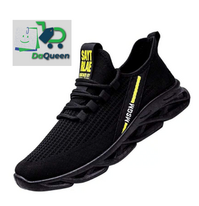 Black Mix Yellow Step Sneakers