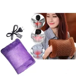Electric Hot Water Bag pain remover - Multicolour