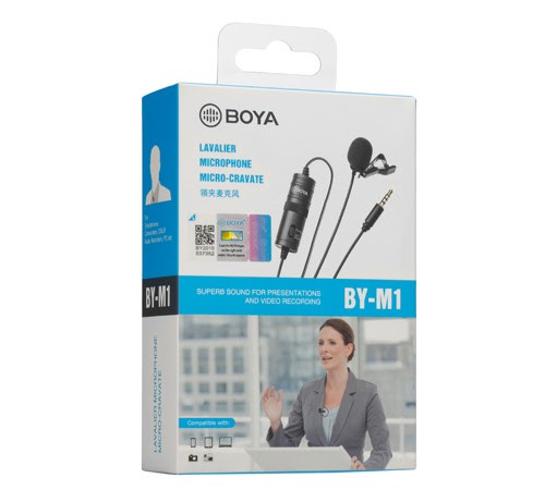 BOYA BY-M1DM Dual Omni-Directional Lavalier Microphone
