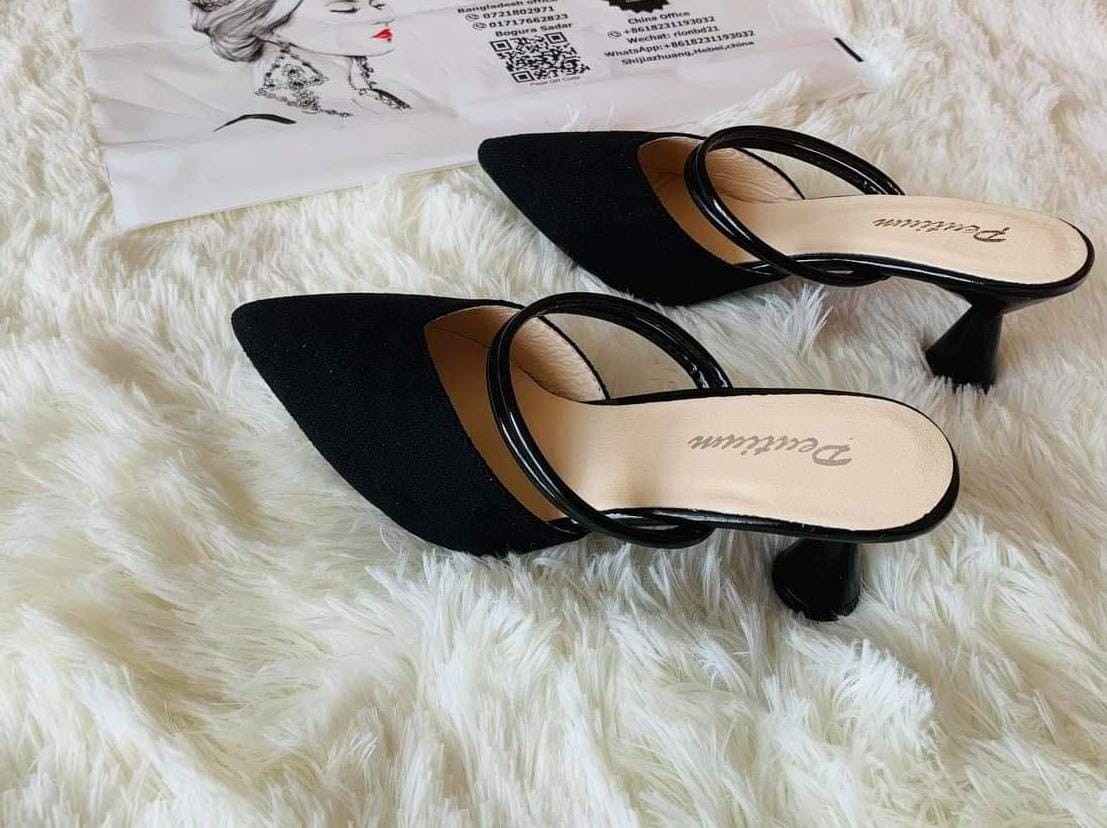 Pointed Toe Low Summer Cover Flat PU Rome Rubber Slides Fabric