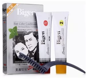 Japanese Bigen Hair Color, Natural Black