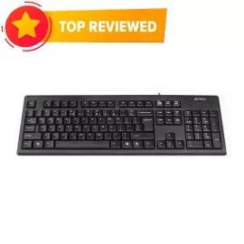 A4Tech Comfort Rounded Keyboard KR-85/KRS-85 Black