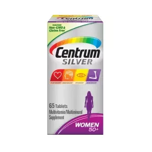 Centrum Silver Women Multivitamin, Vitamin D3, Age 50+, Doctor & pharmacist recommended brand for multivitamins, 65 Tablets, USA