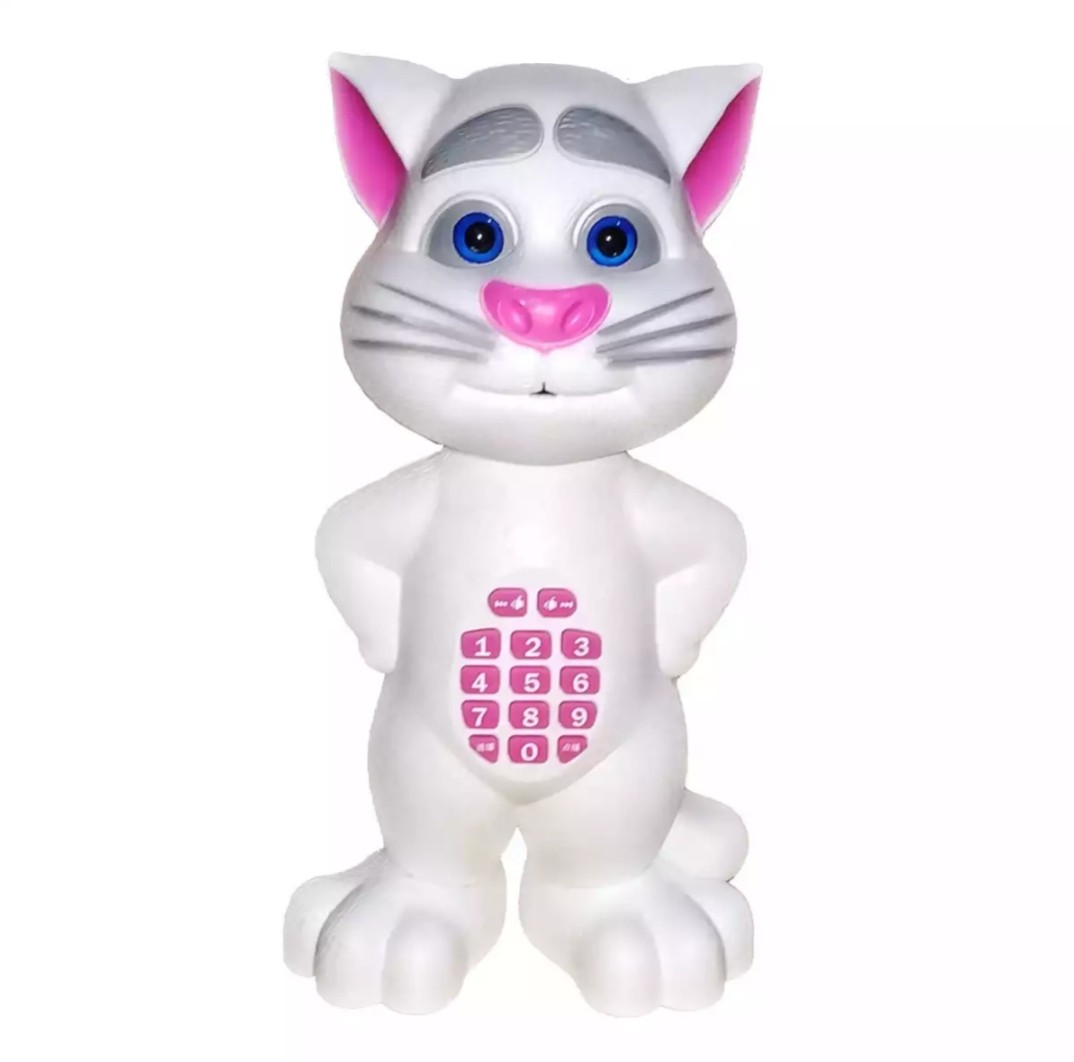 Intelligent Talking Tom Cat with Touch Recording Story Rhymes & Songs, Intelligent Touching Tom Cat with Wonderful Voice.