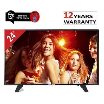 Sony Plus 24 LED HD TV,Noise Reduction,De-Interlace 3D,Weak Signal Enhancement,Built in Speaker,Sound Effect Stereo,USB Play,Wall Mount System,Headphone System,HDMI,VGA,USB Port